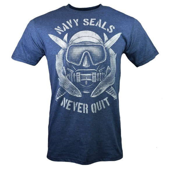 Other - Navy Seals Never Quit Tee Shirt